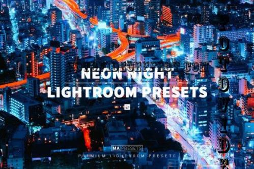 10 NEON NIGHT Lightroom Presets