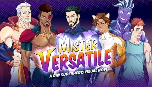 Y Press Games - Mister Versatile: A Gay Superhero Visual Novel Final + DLC Mister Versatile: Versivion