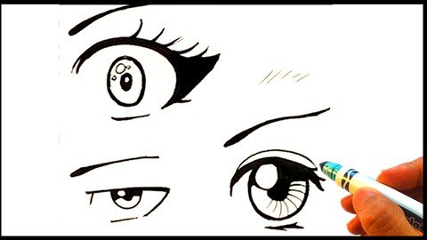 How To Draw Anime Eyes - Drawing Manga Course