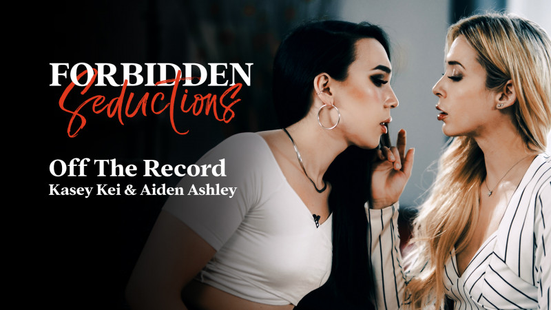 [ AdultTime.com] Aiden Ashley & Kasey Kei (Off The Record)[2022 г., Transsexual, Feature, Hardcore, All Sex , 540p]