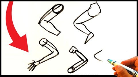 How To Draw  One Shape For Any Arm Or Leg I Drawing Pen Ink