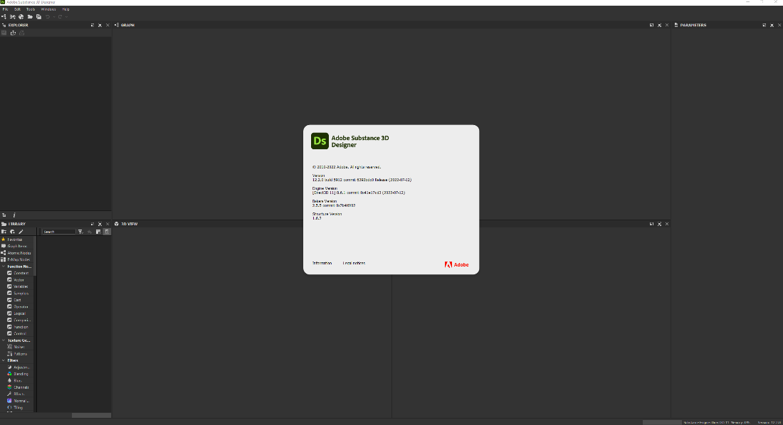 Adobe Substance 3D Designer 12.2.0 63480bafba3ac161f1eebe56fdbe67ec