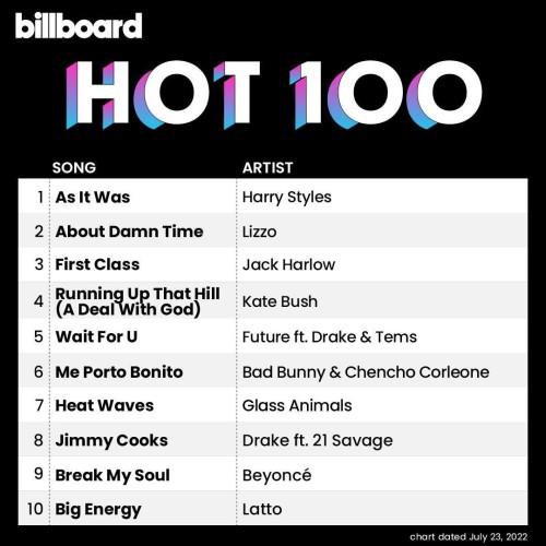 Billboard Hot 100 Singles Chart (23-July-2022) (2022)