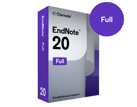 EndNote 20.4 Build 16272 D82c091a300868ef7653e79b19afcd3e