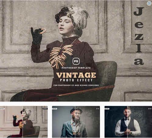 Vintage Effect Photoshop - KVNLFAN