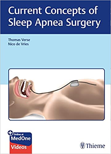 Current Concepts of Sleep Apnea Surgery 1st Edition