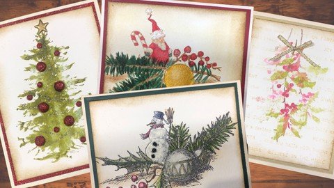 Watercolour Christmas Cards Class
