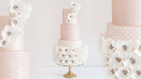 Learn Ruffle Wedding Cake Techniques