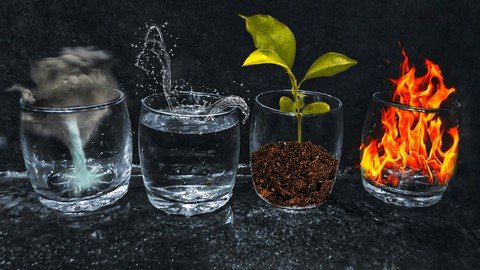 Training The Four Elements (Fire, Air, Water And Earth)