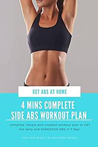 4 Minutes STANDING ABS WORKOUT to Get Ab Lines & Slim Waist ( No Equipment Needed)