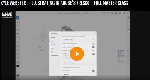 Kyle Webster - Illustrating in Adobe's Fresco - Full Master Class