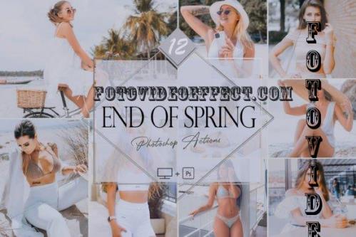 12 Photoshop Actions, End of Spring Ps