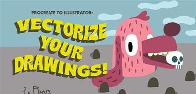Vectorize your Drawings! From Procreate to Vector in Adobe Illustrator
