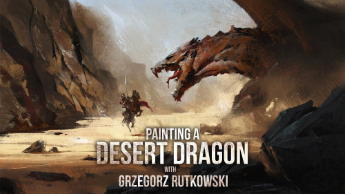 Greg Rutkowski - Desert Dragon Demo
