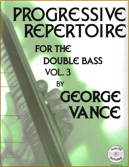 Progressive Repertoire For The Double Bass vol 3 3297f748b32989633ac42f0651fa1f54