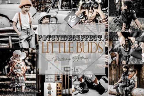 12 Photoshop Actions, Little Buds Ps