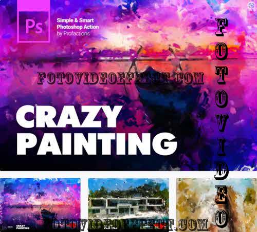 Crazy Painting Photoshop Action