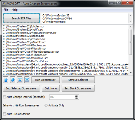 VovSoft Auto Change Screensavers 1.5.0