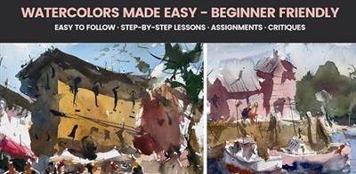 Watercolor Made Easy – Explore Beginner and Intermediate Wash Techniques