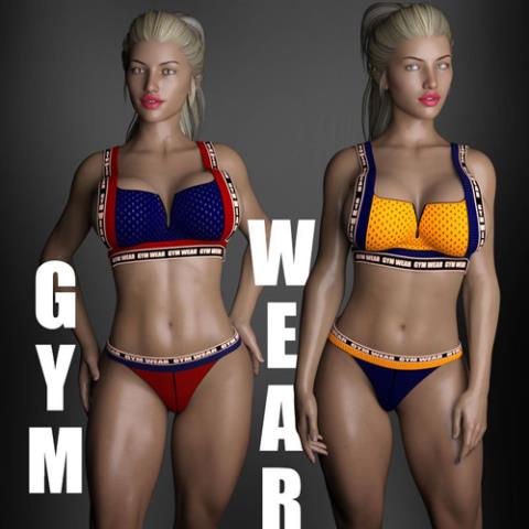 Gym Wear Poses For G8F