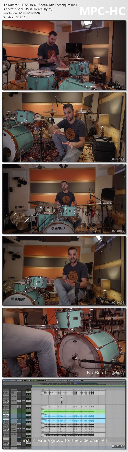 Session Drummer Masterclass - Complete by Marito Marques