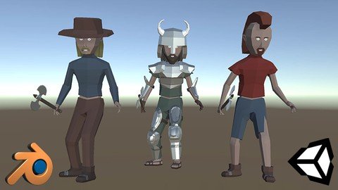 Low-Poly Character Modeling & Animation in Blender for Unity