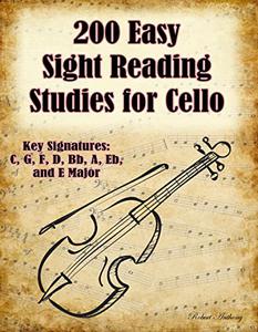 200 Easy Sight Reading Studies for Cello