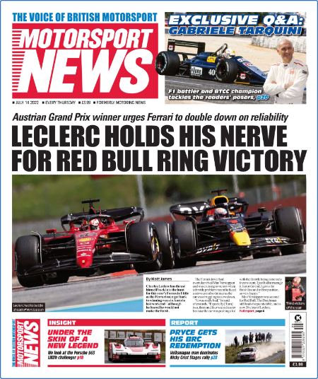 Motorsport News - July 14, 2022