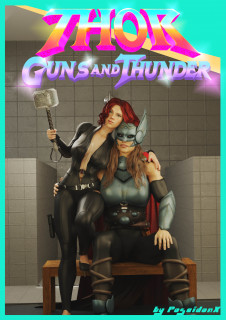 PoseidonX – Thor – Guns and Thunder 3D Porn Comic