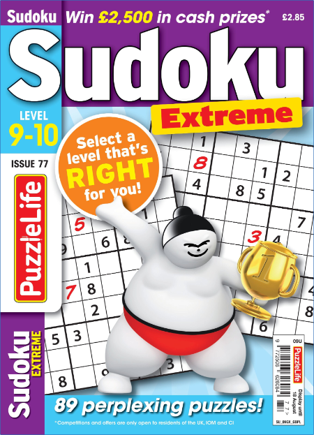 PuzzleLife Sudoku Fiendish – 01 July 2022
