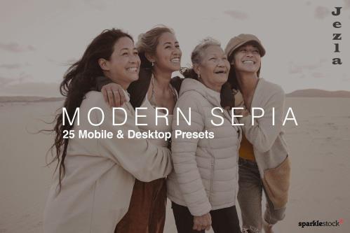 25 Modern Sepia Lightroom Presets LUTs - 7433549 25 Modern Sepia Lightroom Presets LUTs - 7433549
