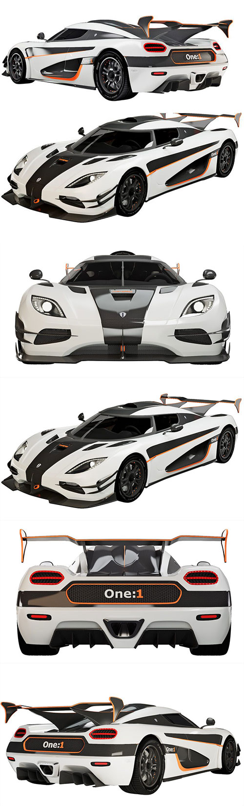 Koenigsegg One-1 3D Model