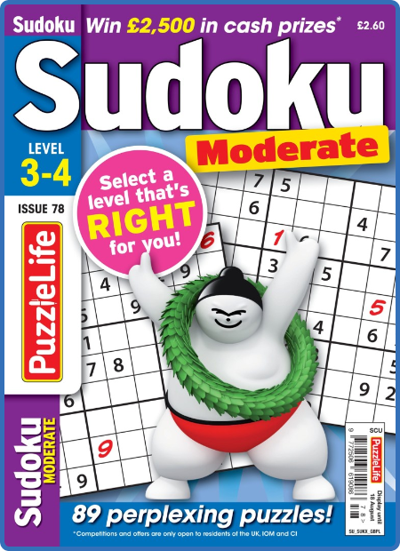 PuzzleLife Sudoku Moderate – July 2022