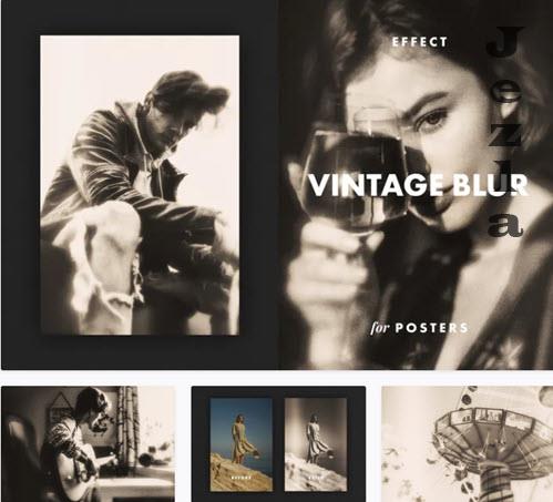 Vintage Blur Effect for Posters - 7434315 Vintage Blur Effect for Posters - 7434315