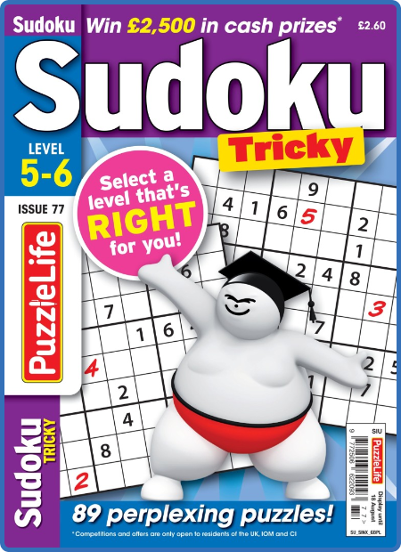 PuzzleLife Sudoku Tricky – July 2022