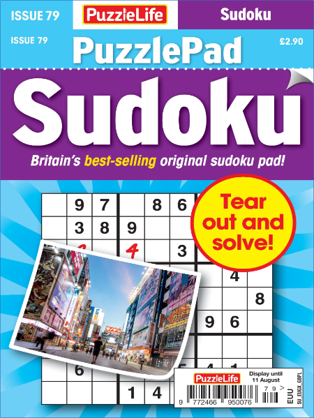 PuzzleLife PuzzlePad Sudoku – 14 July 2022