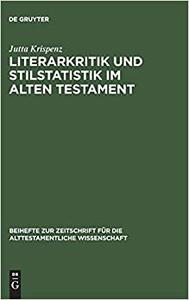 Literarkritik und Stilstatistik im Alten Testament