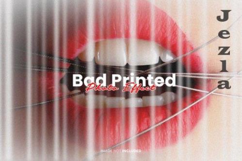 Bad Printed Photo Effect Psd Bad Printed Photo Effect Psd
