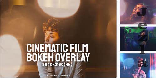 Cinematic Film Bokeh Overlay