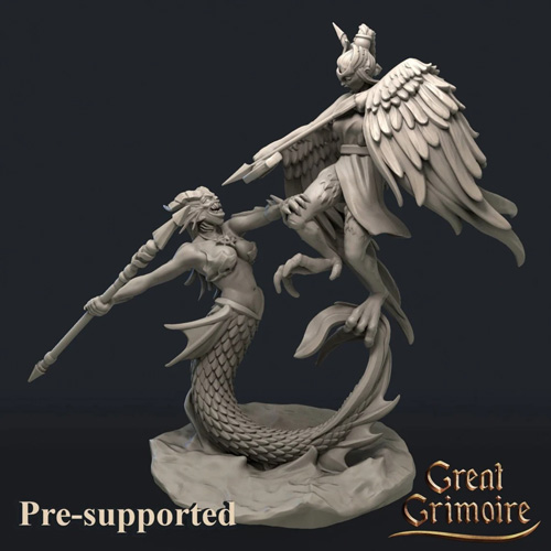 Harpy vs Siren 3D Print