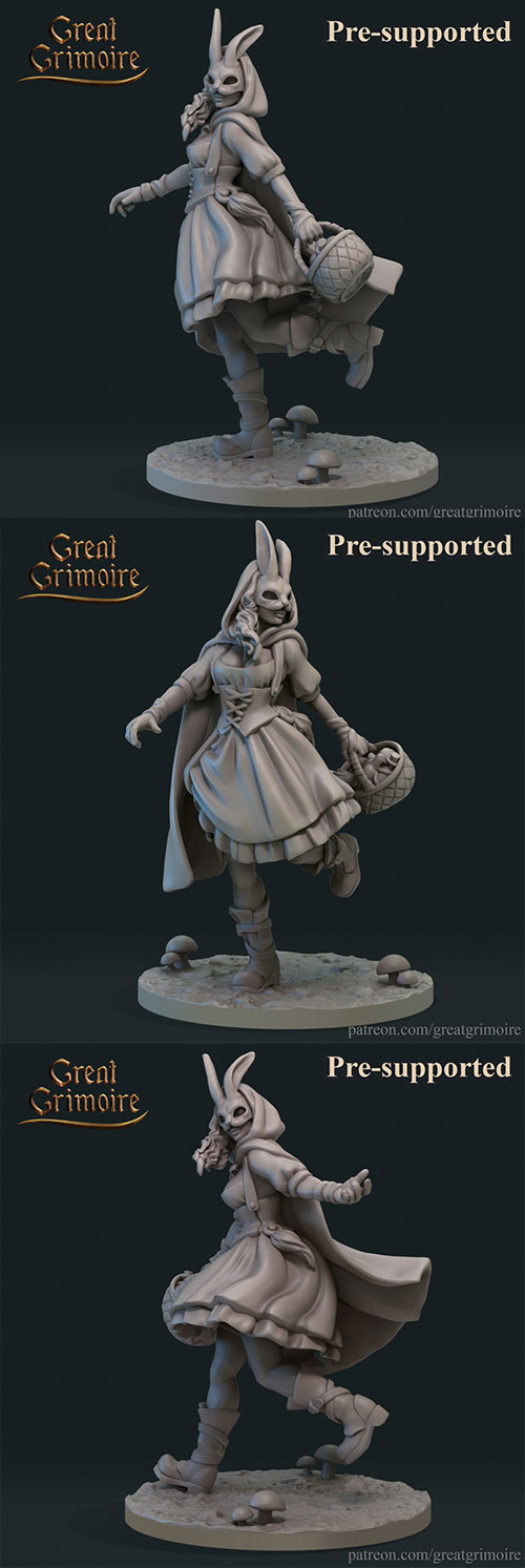 Red Riding Hood pose 3D Print