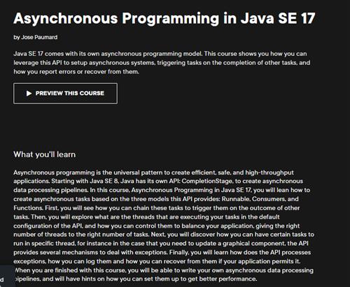 Jose Paumard - Asynchronous Programming in Java SE 17