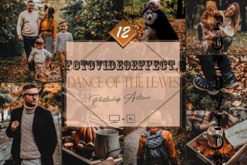 12 Photoshop Actions, Dance of the Leaves