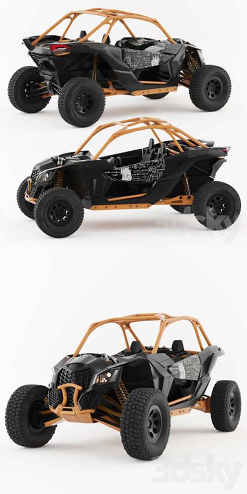 Baggi can-am maverick 2019 3D Model