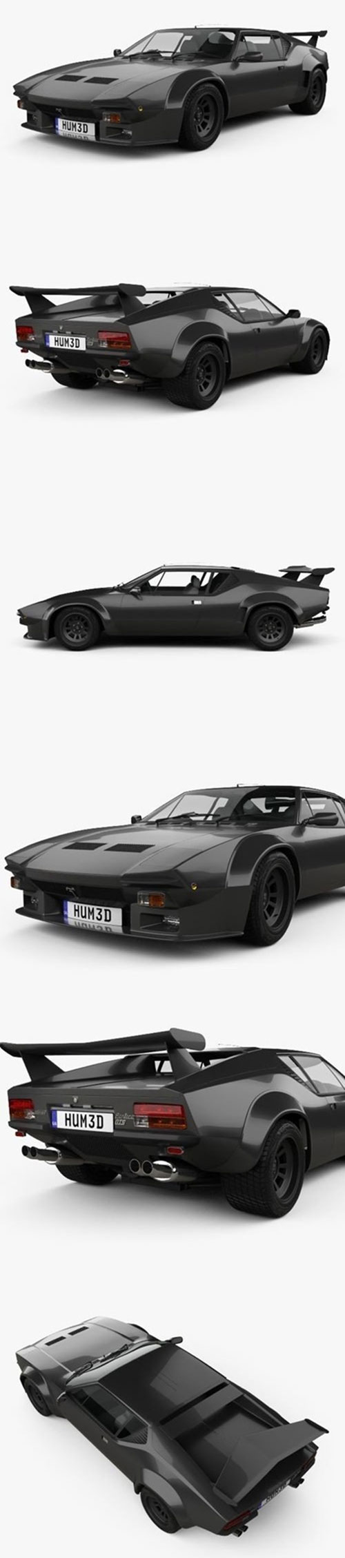 De-Tomaso Pantera GT5S 1984 3D Model