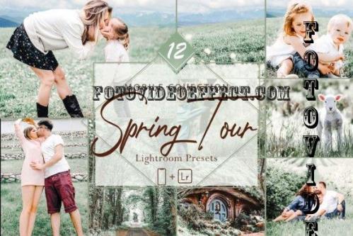 12 Mobile Lightroom Presets,Spring Tour