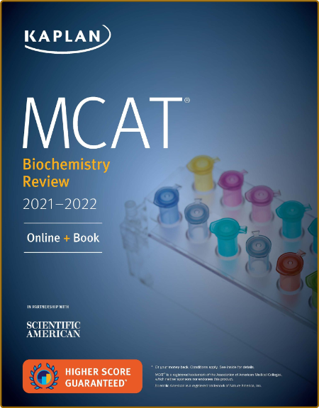 MCAT Biochemistry Review 2021-2022 (Kaplan Test Prep)