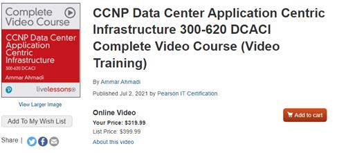 CCNP Data Center Application Centric Infrastructure 300-620 DCACI Complete Video Course