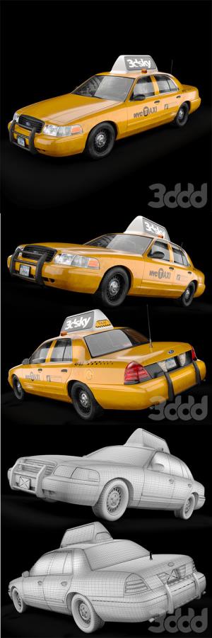 NY Taxi 3D Model