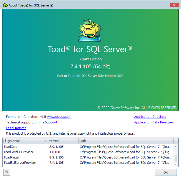 Toad for SQL Server 7.4.1.105 Xpert Edition (x86 - x64) F668c880afd7f38945d61b86c6fa6814